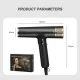 Профессиональный фен IPARAH P-390G BLACK, 4 уровня обдува, 4 уровня температуры, 110000RPM, 1500-1700W Профессиональный фен IPARAH P-390G BLACK, 4 уровня обдува, 4 уровня температуры, 110000RPM, 1500-1700W