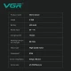 Электробритва VGR V-348 GREEN, роторная, IPX6
