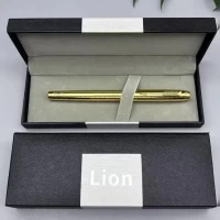 Подарочная ручка в коробке Lion (золотая) 870 Подарочная ручка в коробке Lion (золотая) 870