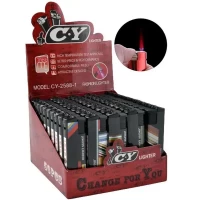 Зажигалка с фонариком (турбо пламя) Абстракция 2588-1