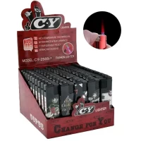 Зажигалка с фонариком (турбо пламя) Казино 2588-2