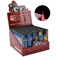 Зажигалка с фонариком (турбо пламя) Вино 2588-4