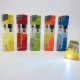 Зажигалка пьезо с фонариком прозрачная разноцветная FENIX LIGHTER 288-47 Зажигалка пьезо с фонариком прозрачная разноцветная FENIX LIGHTER 288-47