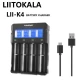 Зарядное устройство LiitoKala Lii-K4, Power Bank, 18650/ 26650/ 21700/ 26700/ AA