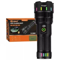 Дальнобойный фонарь YEMAO YM-G646-1, 4000LM, аккумулятор 45650 (10000 mAh), чехол, блок питания