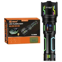 Дальнобойный фонарь YEMAO YM-G640Y-1, 4000LM, аккумулятор 32700 (7000 mAh), чехол, блок питания Дальнобойный фонарь YEMAO YM-G640Y-1, 4000LM, аккумулятор 32700 (7000 mAh), чехол, блок питания