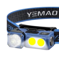 Налобный фонарь YEMAO YM-T615, 500LM, аккумулятор 700 mAh, с красным светом Налобный фонарь YEMAO YM-T615, 500LM, аккумулятор 700 mAh, с красным светом