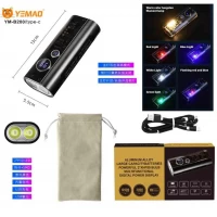 Фонарь YEMAO YM-B200 2P50 LED+SMD(RGB), Li-Ion аккумулятор, ЗУ Type-C, чехол