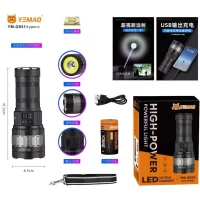 Фонарь YEMAO YM-G931 TG 30W+COB, 1x40700, Power Bank, ЗУ Type-C, zoom