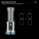 Фонарь YEMAO YM-F555X 5P35+4LED(RED+BLUE), 1x18650/18500, ЗУ Type-C, магнит, зажим