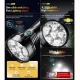 Фонарь YEMAO YM-F96-6 6P35, 1x32850, Power Bank, ЗУ Type-C Фонарь YEMAO YM-F96-6 6P35, 1x32850, Power Bank, ЗУ Type-C