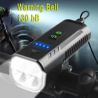 Велофонарь с сигналом FY-336/2000-4T6, выносная кнопка, Waterproof, индикация заряда, Li-Ion аккумулятор, ЗУ microUSB, Box