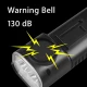 Велофонарь с сигналом FY-336/2000-4T6, выносная кнопка, Waterproof, индикация заряда, Li-Ion аккумулятор, ЗУ microUSB, Box