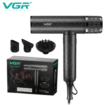 Фен профессиональный VGR V-640HD, 3 уровня обдува, 4 уровня температуры, 110000RPM