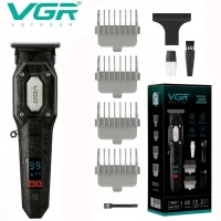 Триммер VGR V-900B, 4 насадки, LED display, 7000 RPM