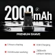 Электробритва VGR V-334 шейвер, двойное лезвие, 8000-10000 RPM, LED Display
