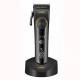 Аккумуляторная машинка для стрижки (clipper) VGR V-199 BLACK, 6 насадок, LED display