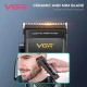Аккумуляторная машинка для стрижки (clipper) VGR V-199 BLACK, 6 насадок, LED display
