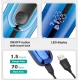 Электробритва VGR V-313 BLUE, роторная, IPX7