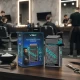 Электробритва VGR V-374 GREEN шейвер, двойное лезвие, LED display