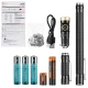 Портативный фонарь YEMAO YM-M10, 800LM, аккумуляторы 10440 + 10180 (500 + 120 mAh), 3xAAA, чехол Портативный фонарь YEMAO YM-M10, 800LM, аккумуляторы 10440 + 10180 (500 + 120 mAh), 3xAAA, чехол