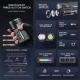 Фонарь YEMAO YM-A300-SFT12R+3x3535+RGB, Li-Ion аккумулятор, ЗУ Type-C, zoom Фонарь YEMAO YM-A300-SFT12R+3x3535+RGB, Li-Ion аккумулятор, ЗУ Type-C, zoom