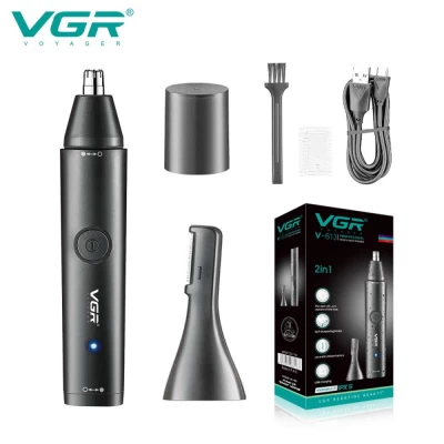 Триммер VGR 2 в 1 V-613 для носа и бровей, IPX5 Триммер VGR 2 в 1 V-613 для носа и бровей, IPX5