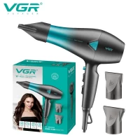 Фен профессиональный VGR V-455 GREEN, 2 скорости, 3 режима температуры, 2000-2400 Вт Фен профессиональный VGR V-455 GREEN, 2 скорости, 3 режима температуры, 2000-2400 Вт