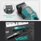 Аккумуляторная машинка для стрижки (clipper) VGR V-600 GREEN, 6 насадок, регулятор высоты, LED display, 7000 RPM Аккумуляторная машинка для стрижки (clipper) VGR V-600 GREEN, 6 насадок, регулятор высоты, LED display, 7000 RPM