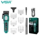 Аккумуляторная машинка для стрижки (clipper) VGR V-600 GREEN, 6 насадок, регулятор высоты, LED display, 7000 RPM Аккумуляторная машинка для стрижки (clipper) VGR V-600 GREEN, 6 насадок, регулятор высоты, LED display, 7000 RPM