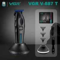 Машинка (триммер) для стрижки волос VGR V-887T BLACK, 3 насадки, 9000RPM Машинка (триммер) для стрижки волос VGR V-887T BLACK, 3 насадки, 9000RPM