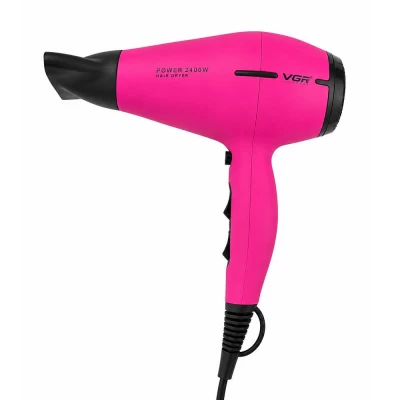 Фен профессиональный VGR V-457 PINK, 2 скорости, 3 температурных режима, 2400 Вт Фен профессиональный VGR V-457 PINK, 2 скорости, 3 температурных режима, 2400 Вт