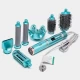 Фен-стайлер VGR 7 в 1 V-477 GREEN, Professional, 7 насадок, 1400 Вт