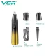 Триммер VGR 2 в 1 V-619 GOLD, 2 насадки - триммер для носа, шейвер Триммер VGR 2 в 1 V-619 GOLD, 2 насадки - триммер для носа, шейвер
