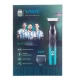 Бритва-триммер для стрижки бороды и усов VGR V-361 GREEN, LED display, IPX6