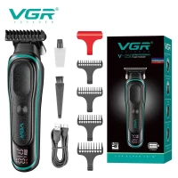 Машинка (триммер) для стрижки волос VGR V-250 GREEN, LED Display, 6500-7000RPM Машинка (триммер) для стрижки волос VGR V-250 GREEN, LED Display, 6500-7000RPM