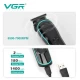 Машинка (триммер) для стрижки волос VGR V-250 GREEN, LED Display, 6500-7000RPM Машинка (триммер) для стрижки волос VGR V-250 GREEN, LED Display, 6500-7000RPM