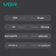 Машинка (триммер) для стрижки волос VGR V-250 GREEN, LED Display, 6500-7000RPM Машинка (триммер) для стрижки волос VGR V-250 GREEN, LED Display, 6500-7000RPM