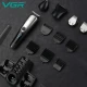 Набор для стрижки VGR 6 в 1 V-105, 5 насадок, LED Display, IPX6