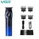 Триммер VGR V-977 BLUE, регулировка мощности 6000 - 8000 RPM, 2500 mAh, 4 насадки, LED display Триммер VGR V-977 BLUE, регулировка мощности 6000 - 8000 RPM, 2500 mAh, 4 насадки, LED display