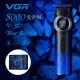 Триммер VGR V-977 BLUE, регулировка мощности 6000 - 8000 RPM, 2500 mAh, 4 насадки, LED display Триммер VGR V-977 BLUE, регулировка мощности 6000 - 8000 RPM, 2500 mAh, 4 насадки, LED display