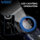 Триммер VGR V-977 BLUE, регулировка мощности 6000 - 8000 RPM, 2500 mAh, 4 насадки, LED display Триммер VGR V-977 BLUE, регулировка мощности 6000 - 8000 RPM, 2500 mAh, 4 насадки, LED display