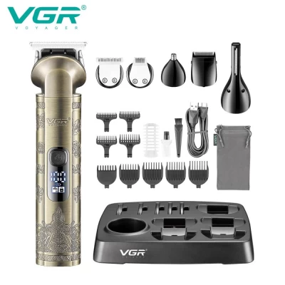 Набор для стрижки VGR 6 в 1 V-109, 6 насадок, LED Display, IPX6 Набор для стрижки VGR 6 в 1 V-109, 6 насадок, LED Display, IPX6