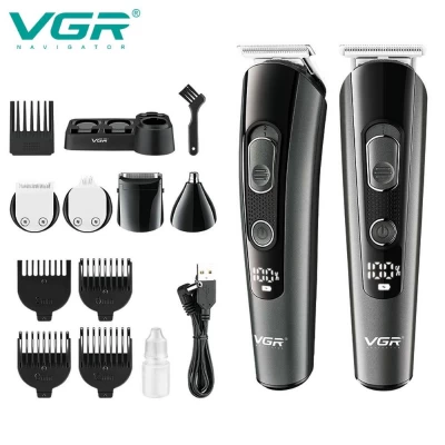 Набор для стрижки VGR 5 в 1 V-175, 5 насадок, LED Display Набор для стрижки VGR 5 в 1 V-175, 5 насадок, LED Display