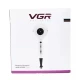 Фен профессиональный VGR V-413 WHITE, 2 скорости, 3 режима температуры, 1800-2200Вт