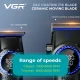 Комплект VGR STEPLERSS PRO 3 IN 1 BLUE, машинка для стрижки (Clipper), триммер, электробритва