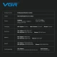 Комплект VGR STEPLERSS PRO 3 IN 1 BLUE, машинка для стрижки (Clipper), триммер, электробритва