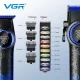 Комплект VGR STEPLERSS PRO 3 IN 1 BLUE, машинка для стрижки (Clipper), триммер, электробритва