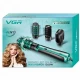 Фен-стайлер VGR 4 в 1 V-495 GREEN, 4 насадки, 2 скорости, 3 режима температуры, 1200 Вт