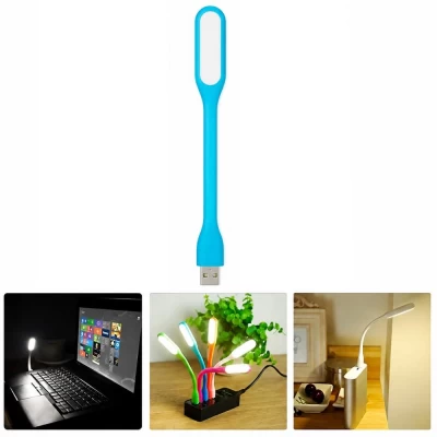 Портативная гибкая лампа TN-X100-COB BLUE с питанием от USB